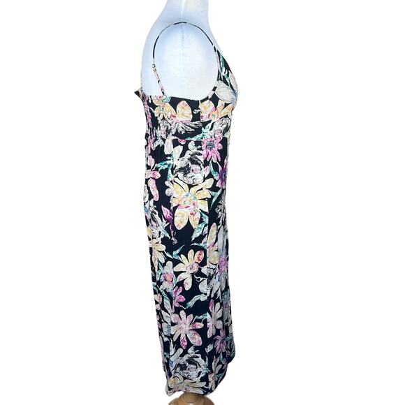 Urban Outfitters Women’s Floral Sleeveless Midi Sun Dress with Slit Size S NWT - Picture 5 of 15